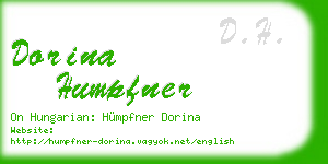 dorina humpfner business card