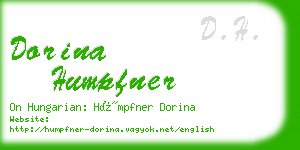 dorina humpfner business card